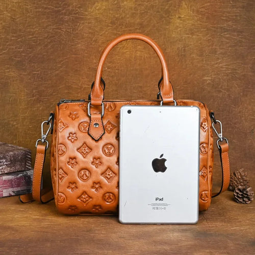 2026s New Style Design Arrival Premium Embossed Handbag Light Luxury Versatile Fashion Boston bag High Quality Mother Gift Hot S