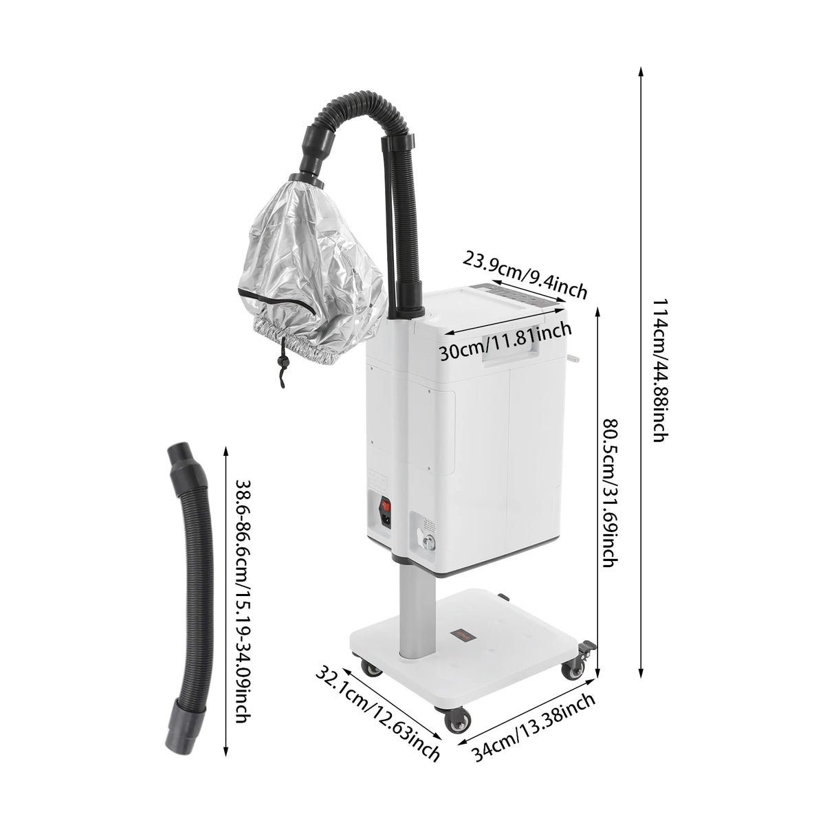 Nano Hair Steamer Machine,Multifunctional Hair Dyeing Machine,Nano Hair Steamer Machine with Wheels,Barber Stores,Beauty Salons
