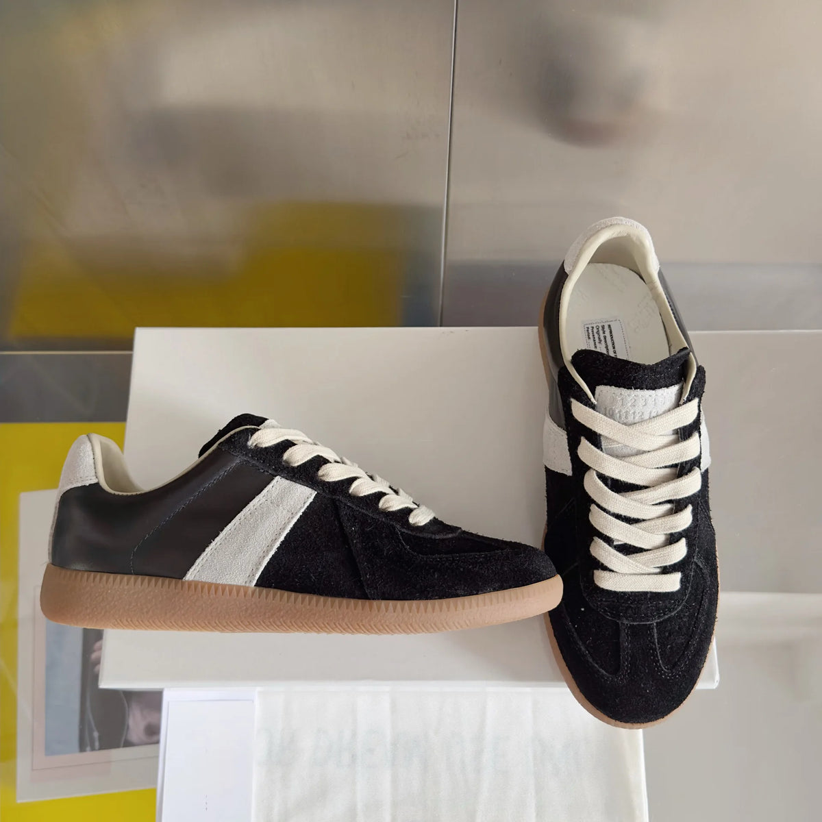 New 2026 German Army Trainer GAT Flat Sole Round Toe Unisex Couples Versatile Fashion Retro Classic Casual Sneakers Board Shoes