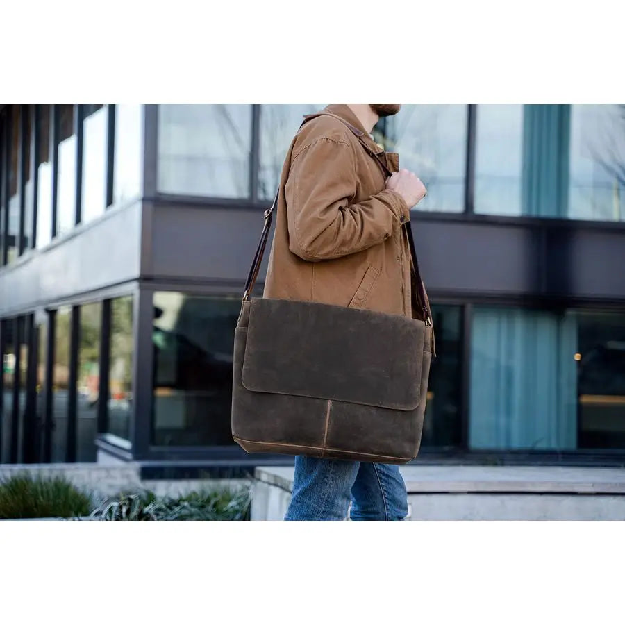 messenger satchel laptop briefcase for men and women best handmade buffalo office computer bag