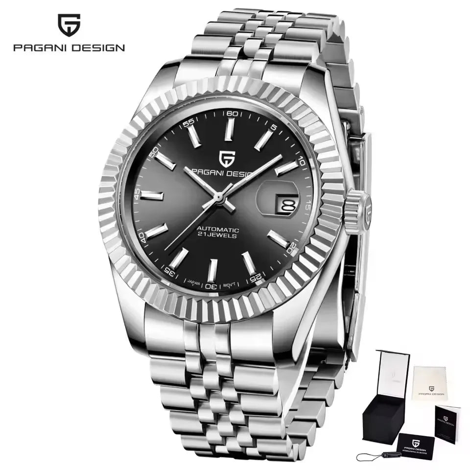 PAGANI DESIGN DD42 log dating Men watch Mechanical Watches Luxury Automatic Watch Men Sapphire waterproof Wrist Watches for men