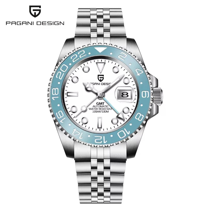 2026 PAGANI DESIGN New Business Men Mechanical Wristwatch 100M Waterproof Sapphire Glass PD-1662 GMT 40mm Watch Men Reloj Hombre