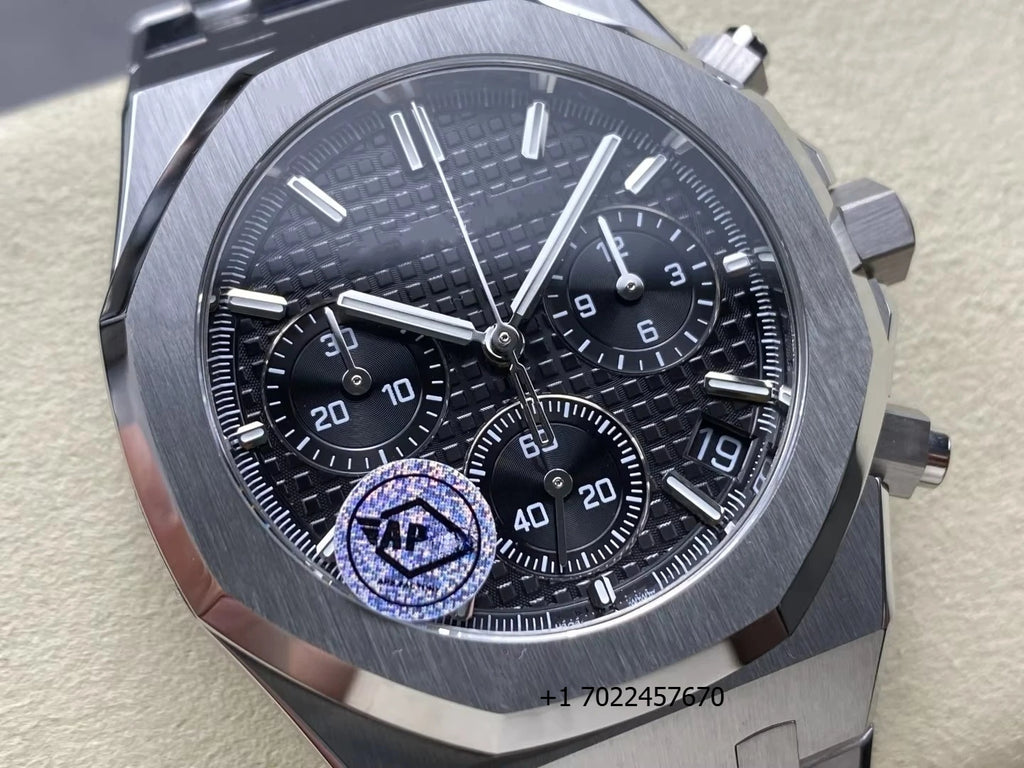 Luxury Mechanical Watch Super Quality Waterproof 41mm with APS Factory 4401 Movement 26240 Multi-Function Chrono Watch