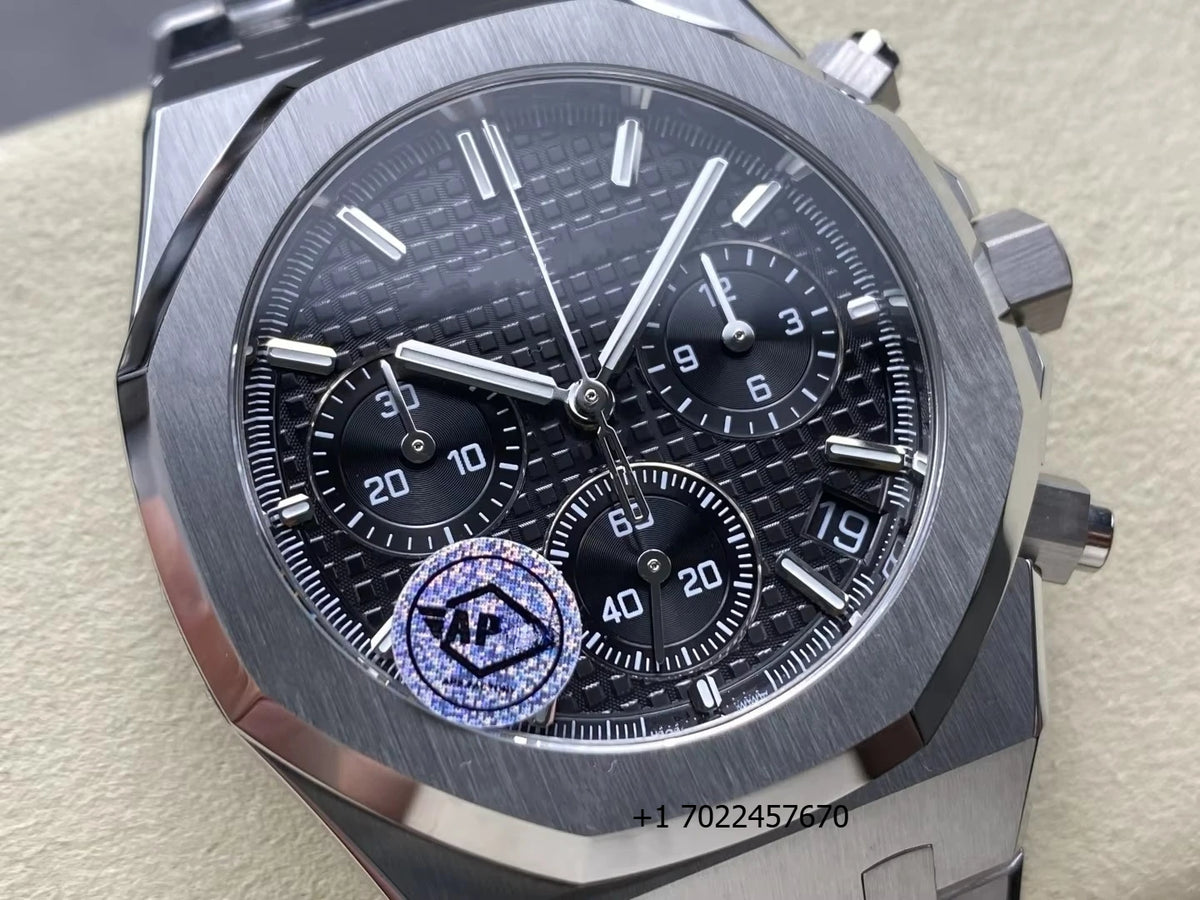 Luxury Mechanical Watch Super Quality Waterproof 41mm with APS Factory 4401 Movement 26240 Multi-Function Chrono Watch