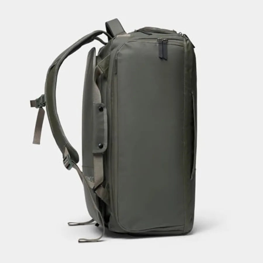 40L Convertible Travel Bag Duffel/Backpack Carry-on Size for Everyday Use Laptop Storage TSA Compliant Black Nylon