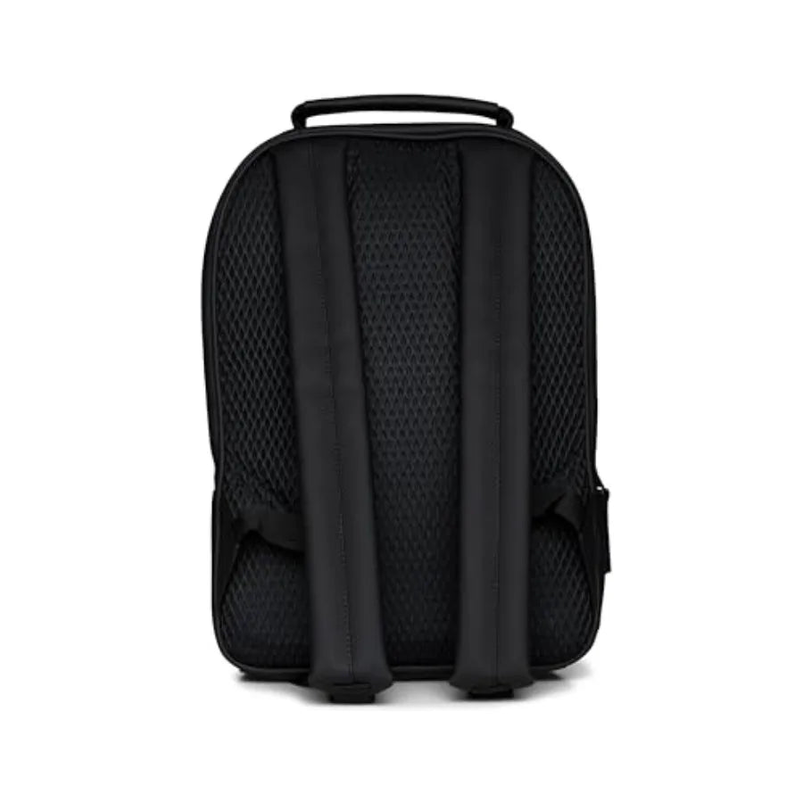 Large Black Laptop Backpack for Men and Women Waterproof Minimalist Commuter Bag 15-16 Black Book Daypack