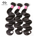 UNice Body Wave Bundles Natural Color 100% Human Hair Bundles Sew-in Quick Weaves Virgin Hair 1/3/4 Bundles Deal