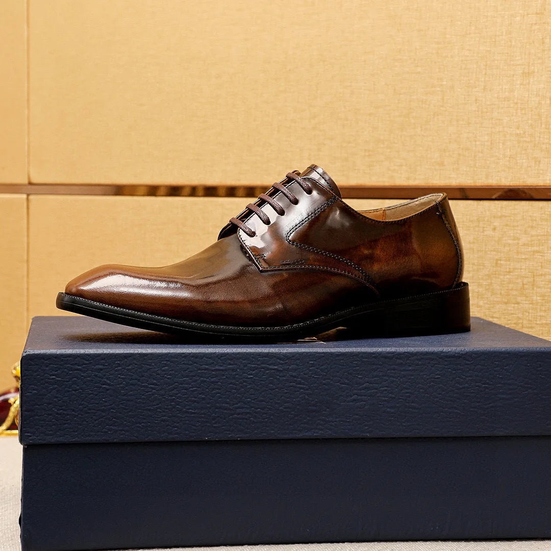 Trend Men's Dress Shoes Business Party Oxford Weddind Leather Shoes For Men Social Brogues Men's Formal Leather Shoes