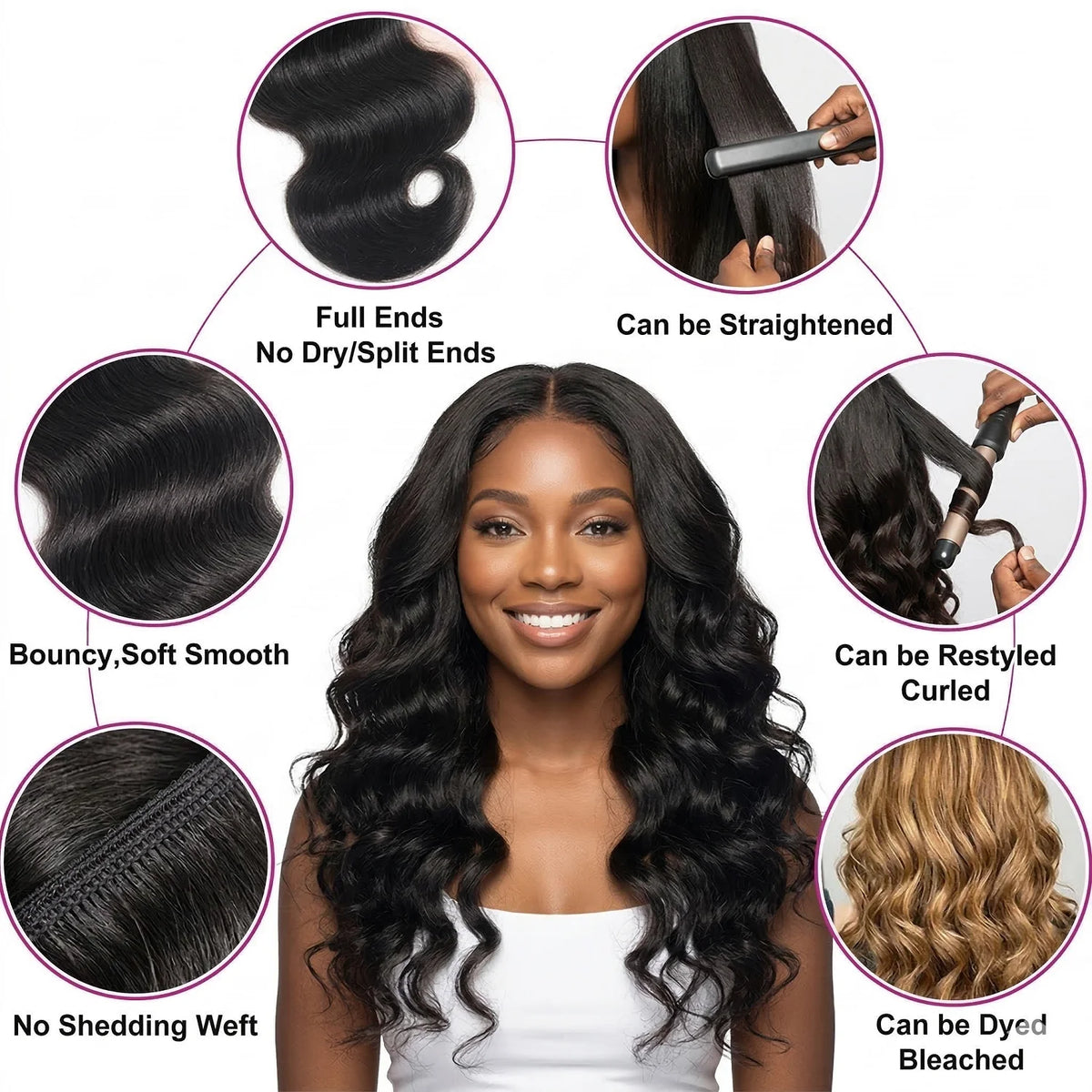 30 36 40 Inch 16A Body Wave Bundles Human Hair Brazilian Black Virgin Weave Hair Unprocessed Raw Hair Bundles Extensions Deals