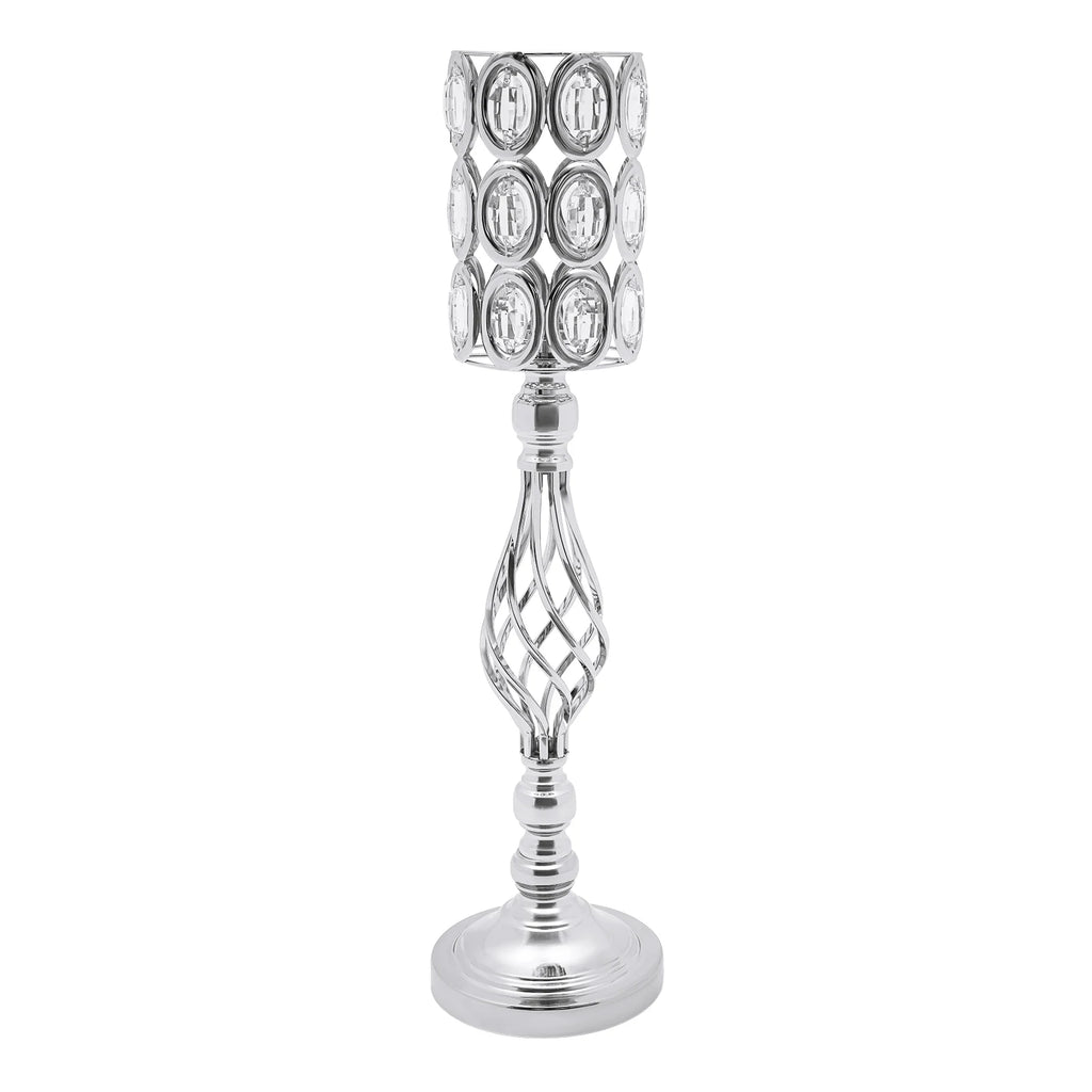 10Pcs Wedding Flower Vases 24In Trumpet Vase Centerpieces Crystal Stand for Anniversary Birthday Party Home Decor