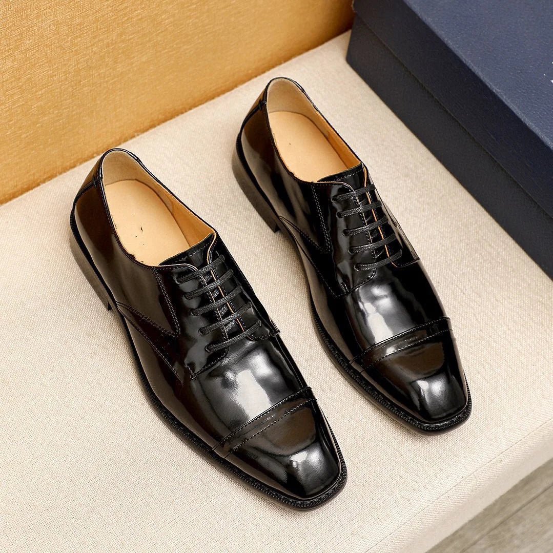 Trend Men's Dress Shoes Business Party Oxford Weddind Leather Shoes For Men Social Brogues Men's Formal Leather Shoes