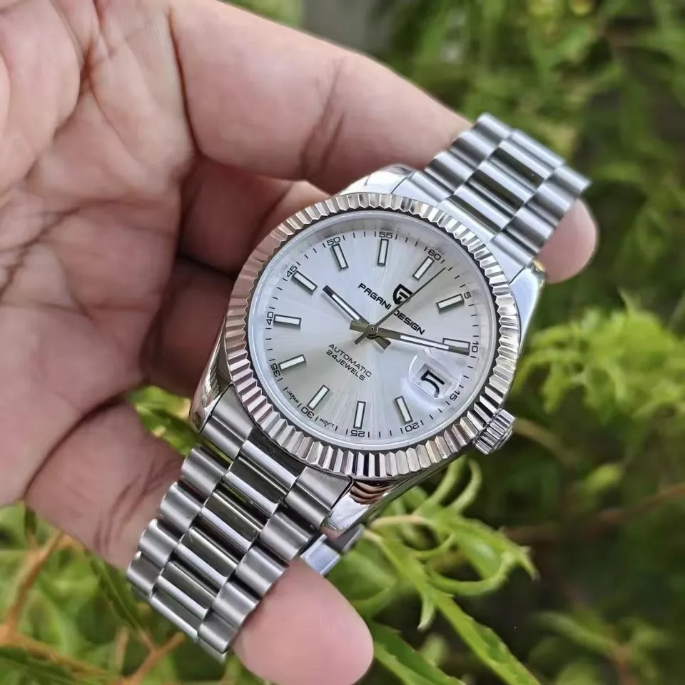 PAGANI DESIGN DD42 log dating Men watch Mechanical Watches Luxury Automatic Watch Men Sapphire waterproof Wrist Watches for men