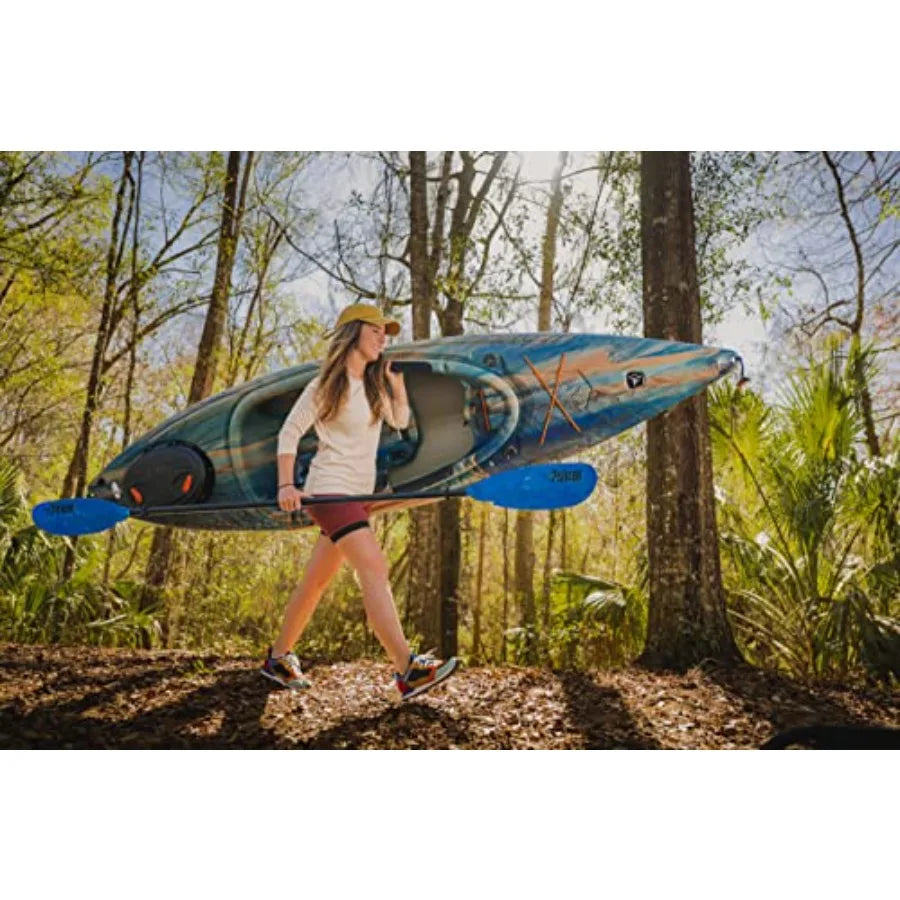 Argo 100XR - Premium Sit-in Recreational Kayak - Lightweight One-Person Kayak - 10 ft - Durable Polyethylene - Black - Easy to
