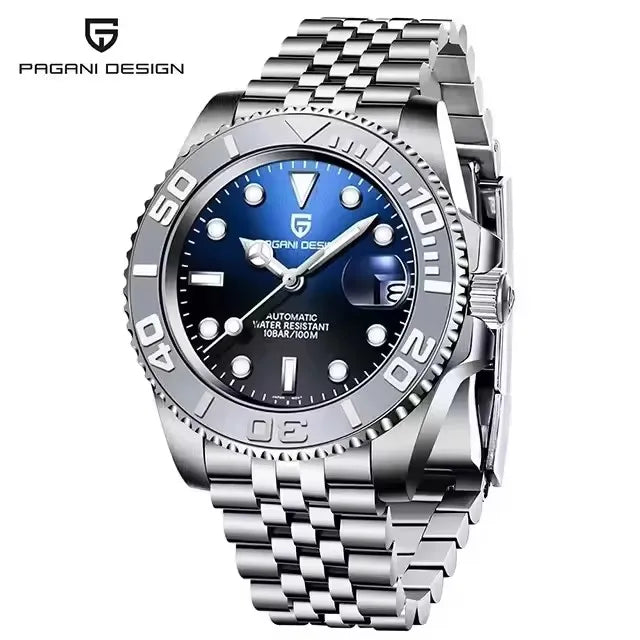 PAGANI DESIGN Luxury Men Mechanical Watches Japan movement 40MM AR Coated Sapphire Glass Waterproof Automatic Watches for men