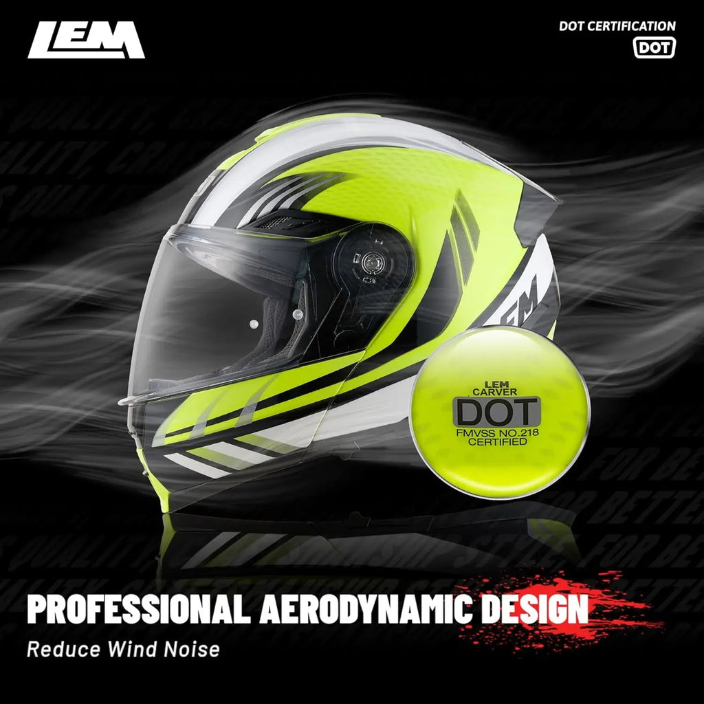 Modular Motorcycle Helmets Fiberglass Full Face Motorcycle Helmet Flip Up for Touring DOT Certified Release Sun Visor Removable