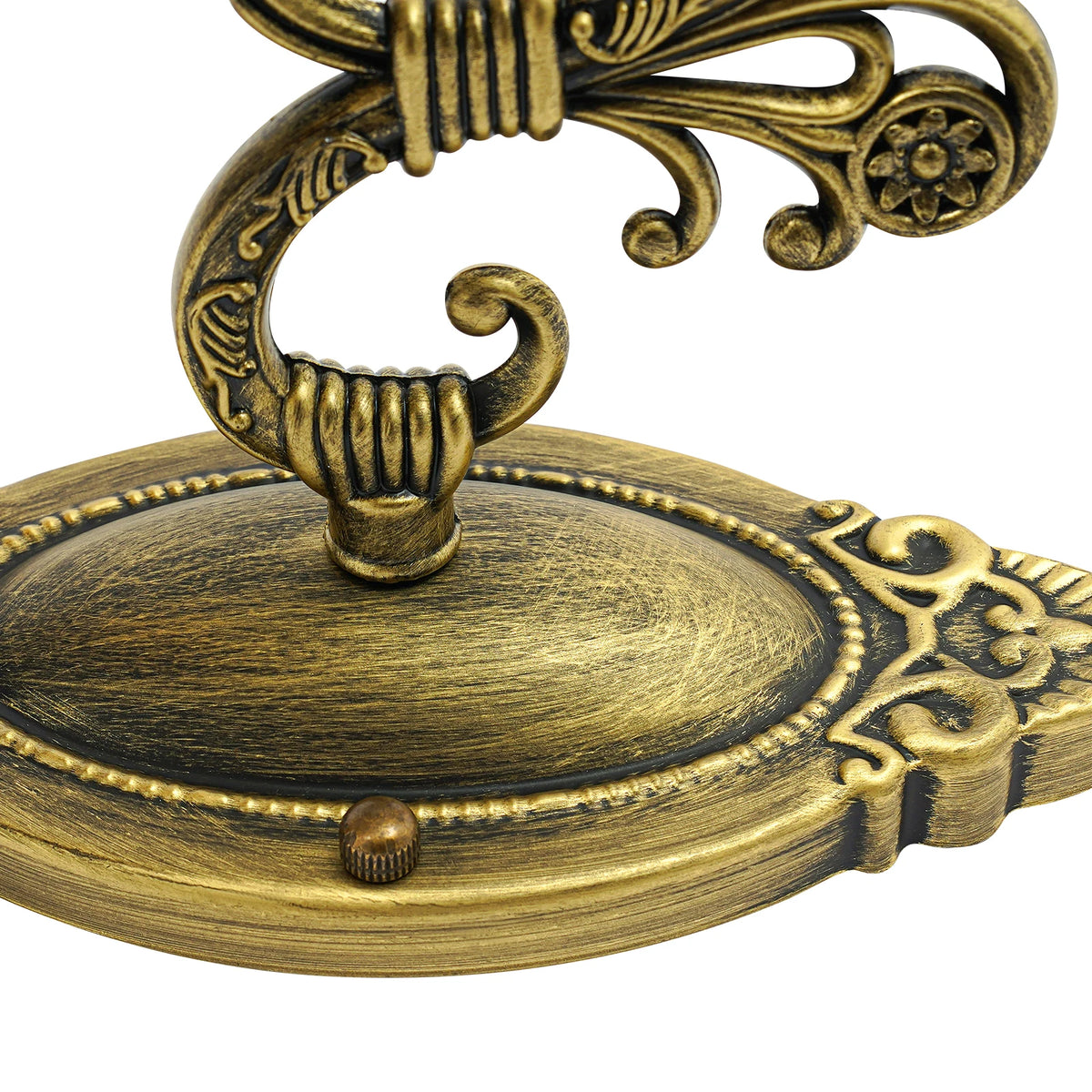 Baroque, Victorian Style Wall Lamp Made of Glass and Hardware, Burn-in Varnish for Rust-free, Indoor
