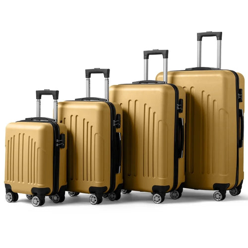 16" 20" 24" 28" Suitcase PC ABS TSA Luggage 3 Piece Set Lock Spinner Carry on