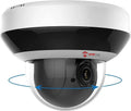 Anpviz 2 inch 4MP PoE PTZ IP Dome Camera 4X Optical Zoom 2560x1440@30fps Security Camera Perimeter Protection Built Mic Alarm