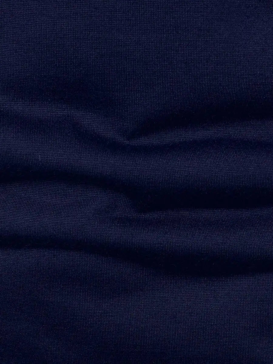 Men's Short Sleeve Striped Polo Shirt in Navy, Red, White & Gray