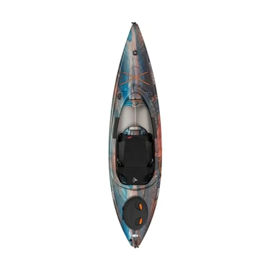 Argo 100XR - Premium Sit-in Recreational Kayak - Lightweight One-Person Kayak - 10 ft - Durable Polyethylene - Black - Easy to