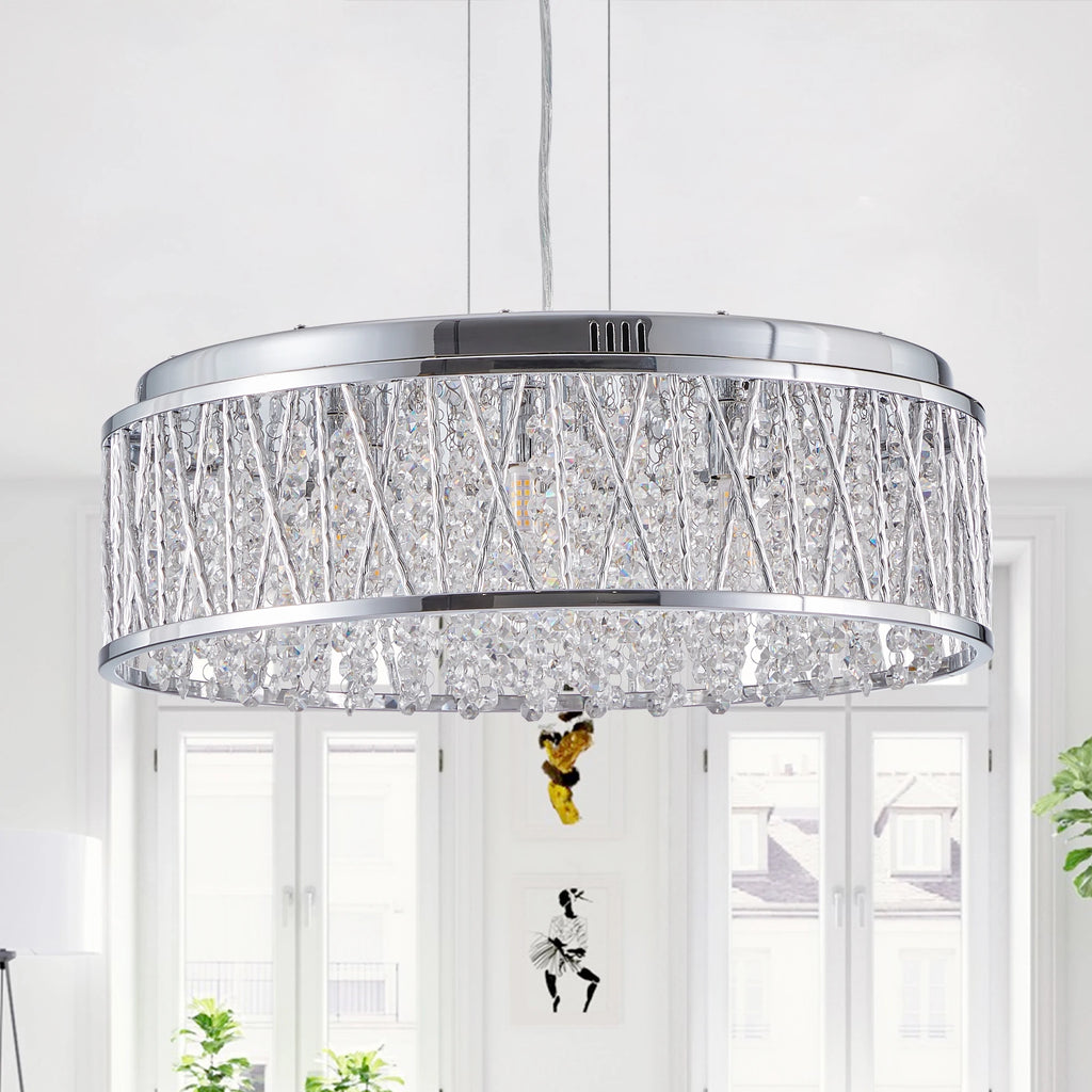 Popular Luxury Design Crystal Lamps, Round Crystal Ceiling Decorations, Crystal Chandeliers for Bedroom Dining Room Living Room