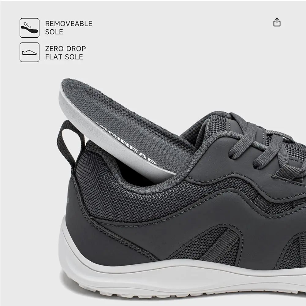 Men's Wide Toe Box Barefoot Sneakers | Zero Drop | Lightweight Walking Shoes