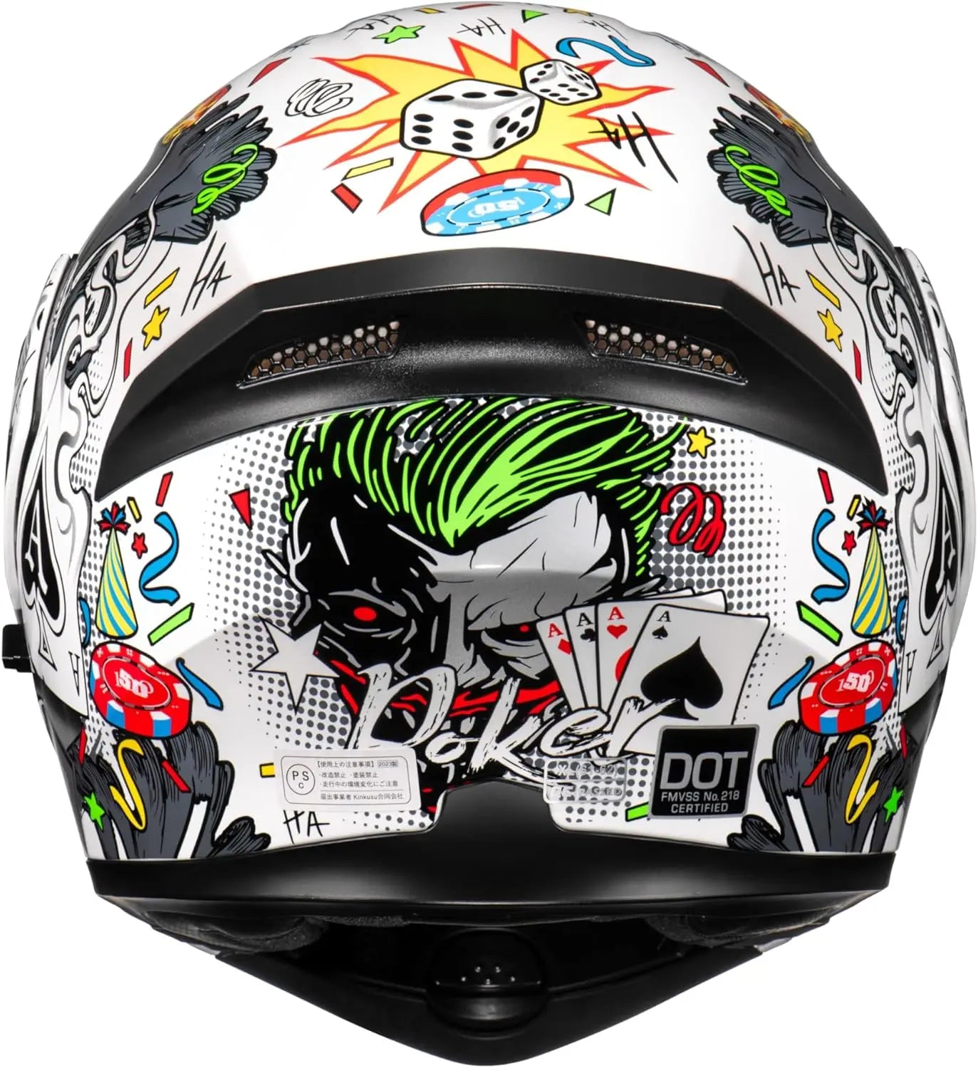Motorcycle Dual Visor Flip up Modular Full Face Helmet with DOT Certification of Impressionism