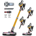 Cordless Vacuum Cleaner 550W 45KPA 65Mins for Home Stick Vacuum with Self-Standing Touch Screen Anti-Tangle Brush 8-in-1 Lightw