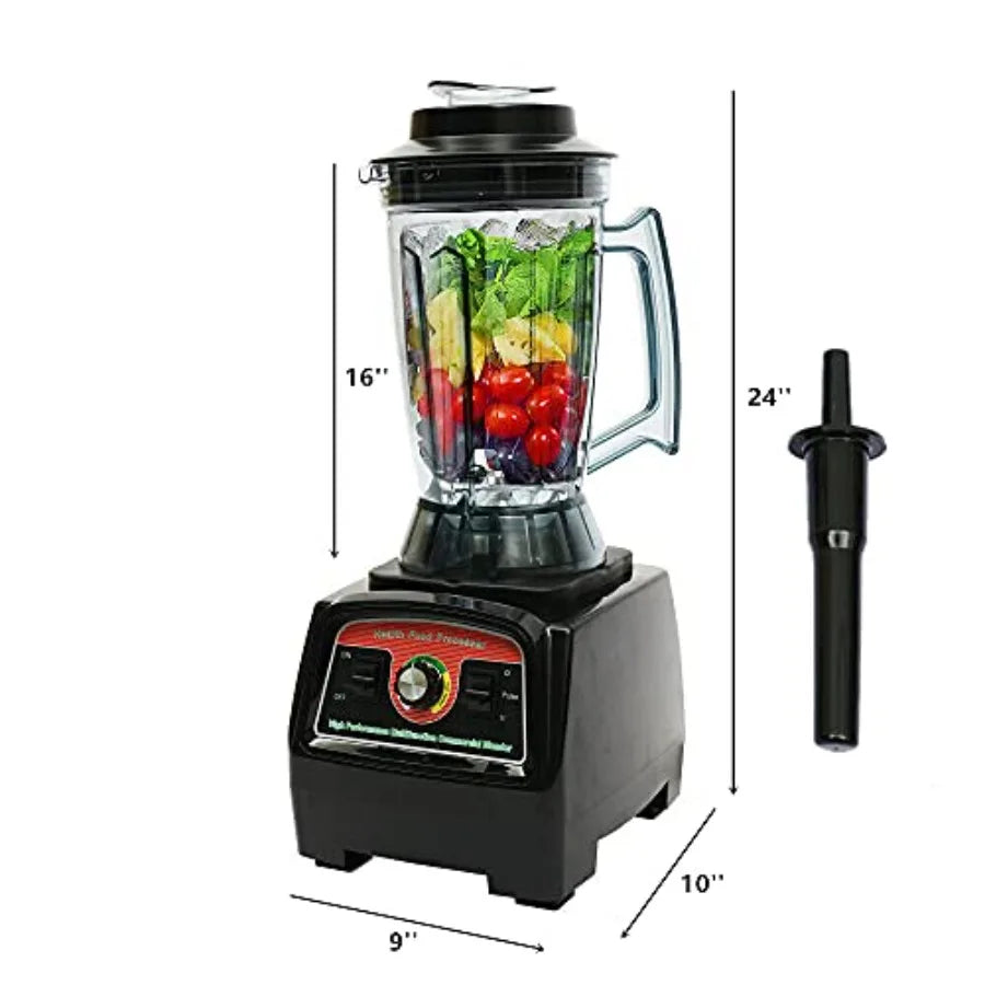 Professional 2800W Countertop Blender for Smoothies and Shakes with 140 Oz BPA Free Pitcher in Transparent Color High-Speed Jui