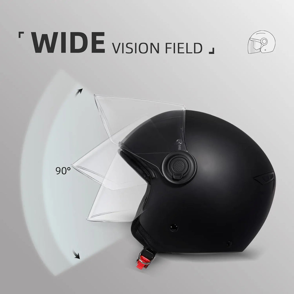 DOT Unisex Motorcycle half Helmets Dual Lens Scooter Moto Helmet Casco village Riding capacete de moto motocross Helmets
