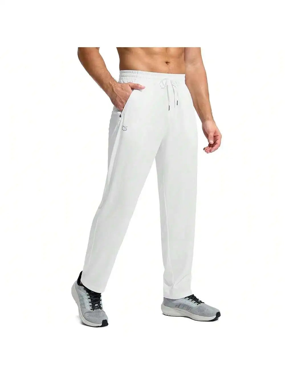 Mens Lightweight Mesh Sweatpants With Zipper Pockets Open Bottom Athletic Pants