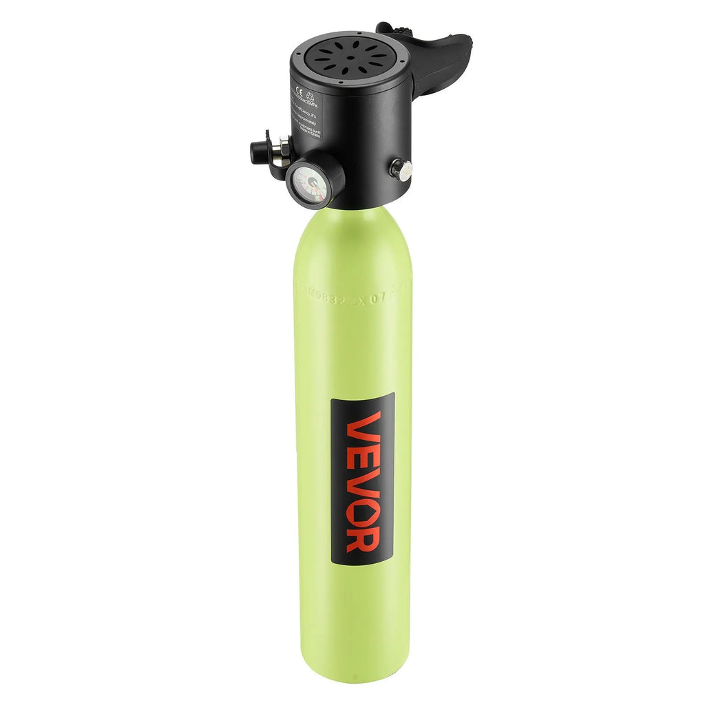 Mini Scuba Tank, 0.5L Portable Diving Tank for Underwater Breathing, Reusable Lung Diving Cylinder up to 10 Minutes Dive Time