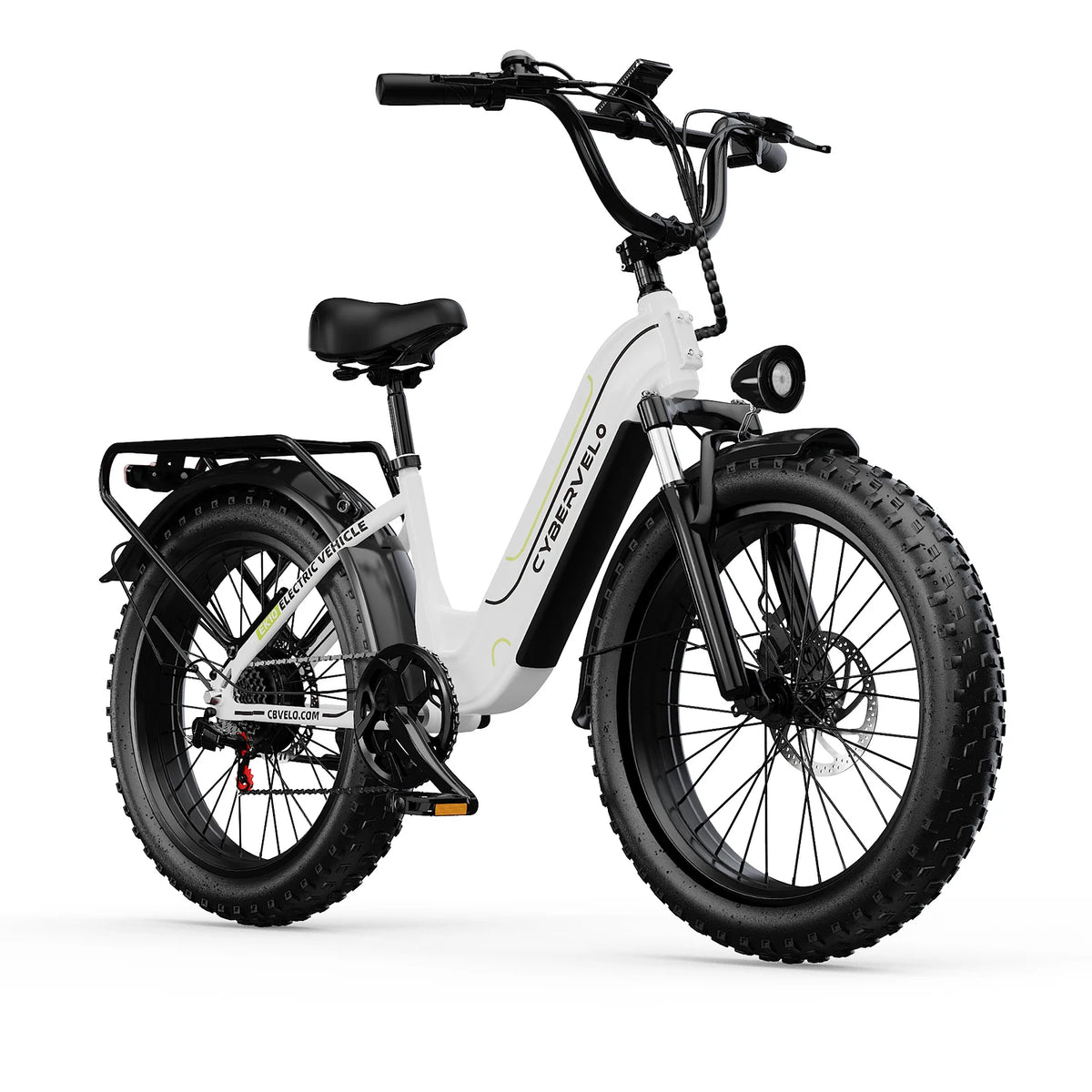 1000w Motor Peak 26 inch E-Bike for Adults, 48V 25AH Removable Battery, Long range Step-Thru 7-Speed City Commuter EK7 & EK10