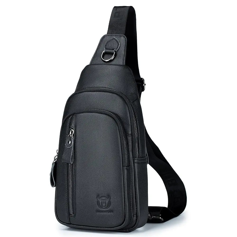 Genuine Leather Sling Bag for Men