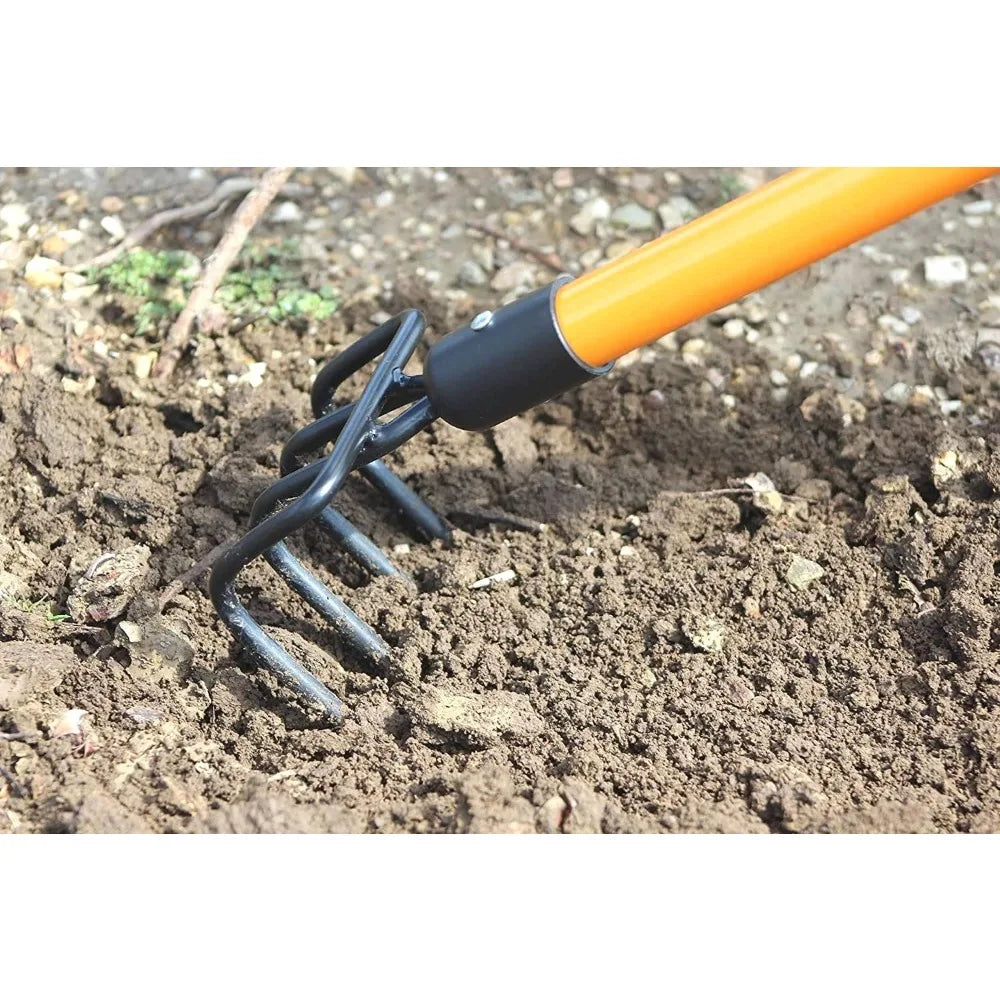 Garden Cultivator (6 Pack)– Sturdy Hand Tiller/Cultivator – Heavy Duty Blade for Digging, Loosening Soil and Weeding –