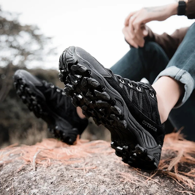 Men's Women's Hiking Shoes Outdoor Trekking Lightweight Cushioning Wading Trail Running Walking Shoes Sports Tourist Footwear