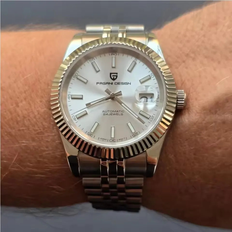 PAGANI DESIGN DD42 log dating Men watch Mechanical Watches Luxury Automatic Watch Men Sapphire waterproof Wrist Watches for men