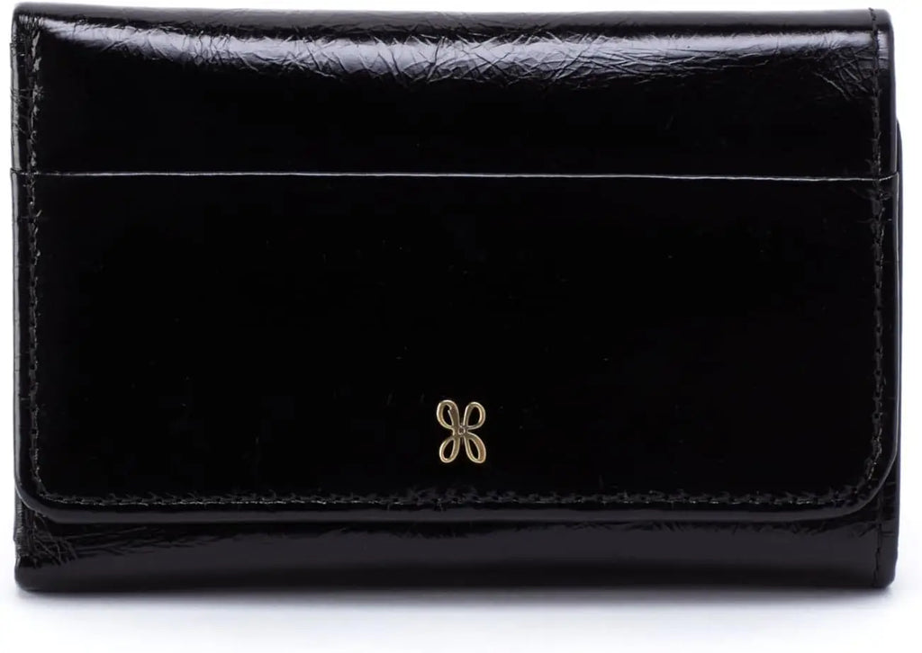 Women's Trifold Leather Wallet with Snap Closure, Compact and Stylish for Daily Use