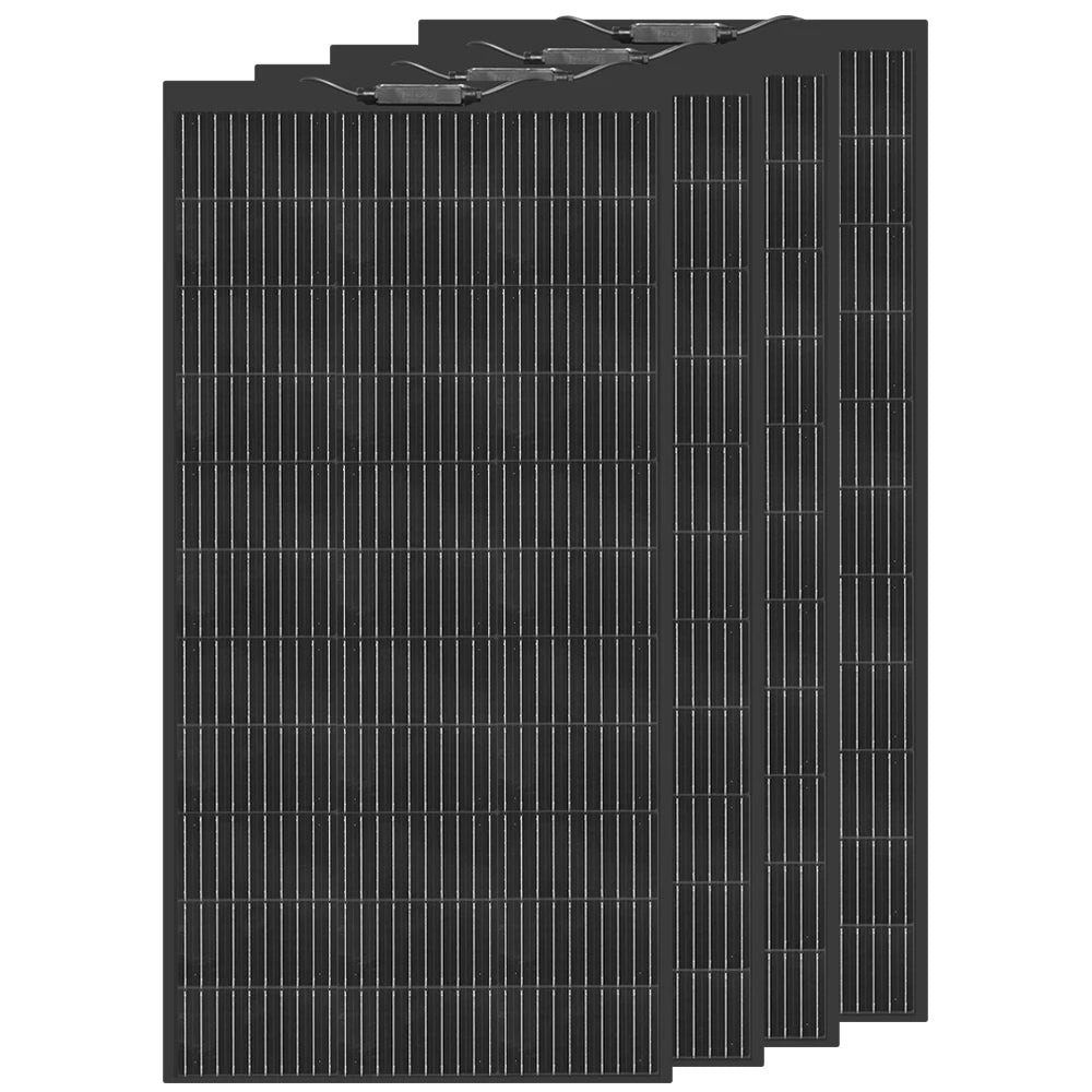 120W - 1200W Flexible Solar Panel Charger Cell 240W 360W 480W 720W for Battery Home Boat Marine RV Cabin Van Car Uneven Surfaces