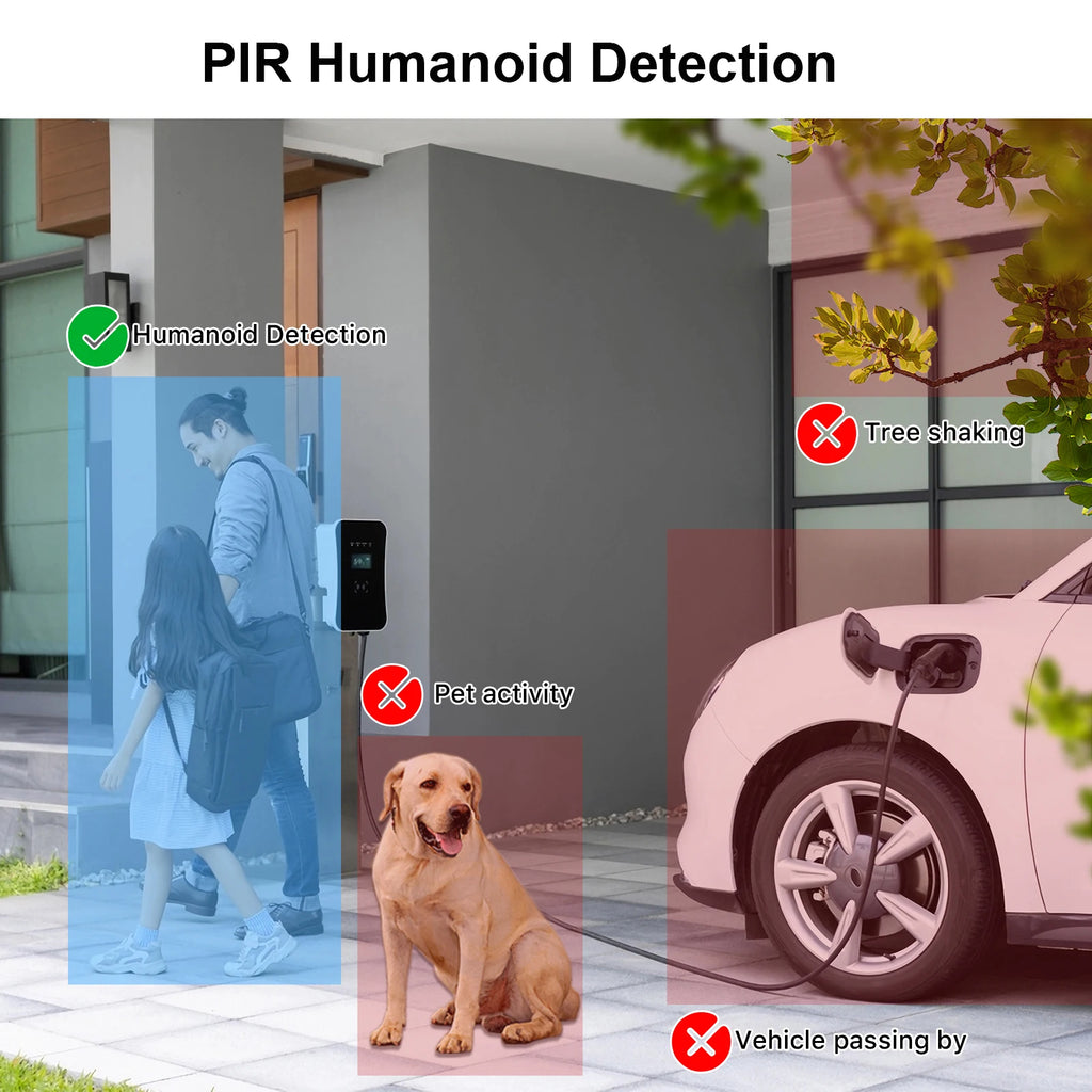 ANRAN Solar Camera 1/2pcs 3/5MP Outdoor 2.4G Wifi Security Camera Battery Cameras Home Surveillance Protection PIR Human Detect