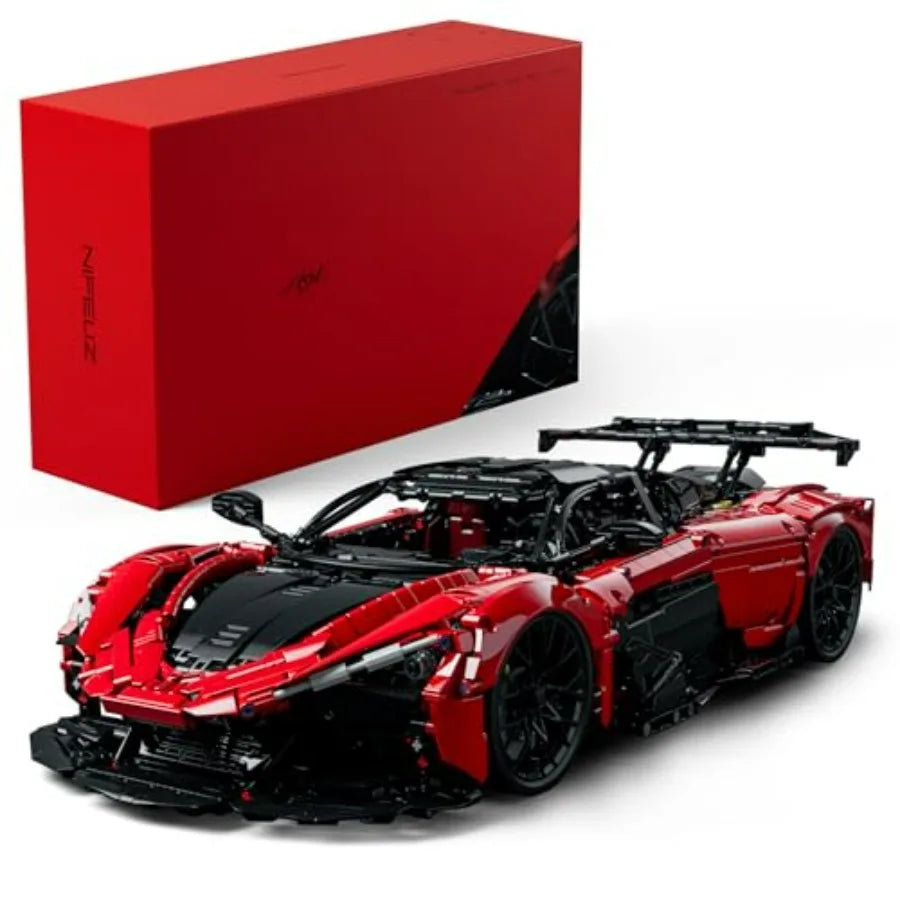 ASIL Sports Car Building Set 1:8 Scale Advanced Collectible Car Model Set for Adults Display Gift for Racing Fans 4099 PCS NF10