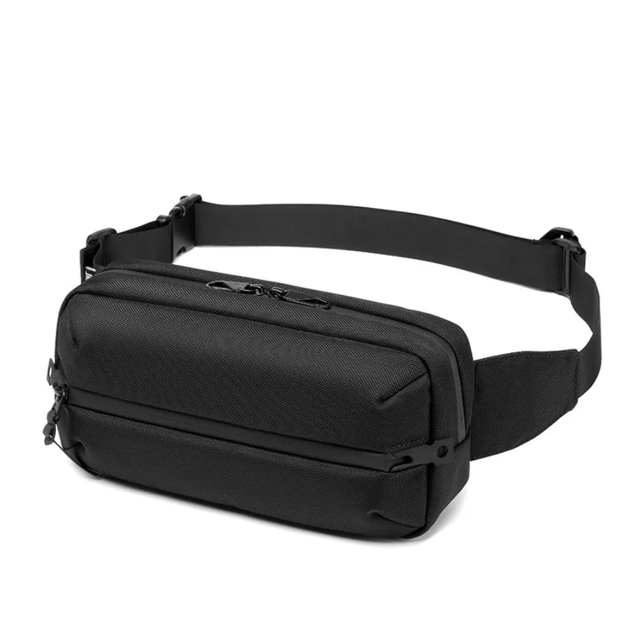 【New style】Green breast bag men's Oxford cloth water-proof shoulder bag multi-functional storage casual mobile phone pocket bre