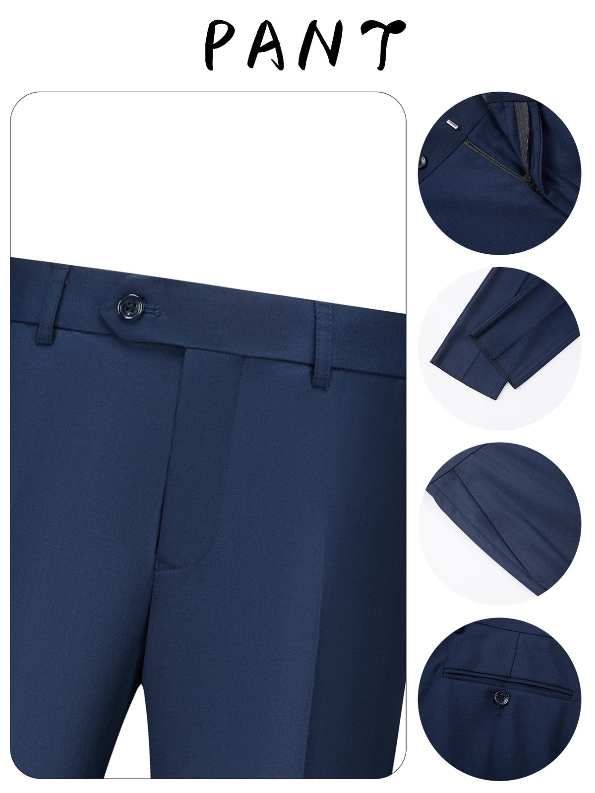 Luxury Wedding Suit For Fashion Men Beaded Slim Fit Groom Tuxedo Gentleman Party Suit 3 Pieces (Jacket+Pants+Vest) 2025