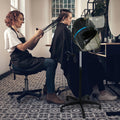 Professional Hair Bonnet Dryer Adjustable 1300W Stand Up W/Wheels Beauty