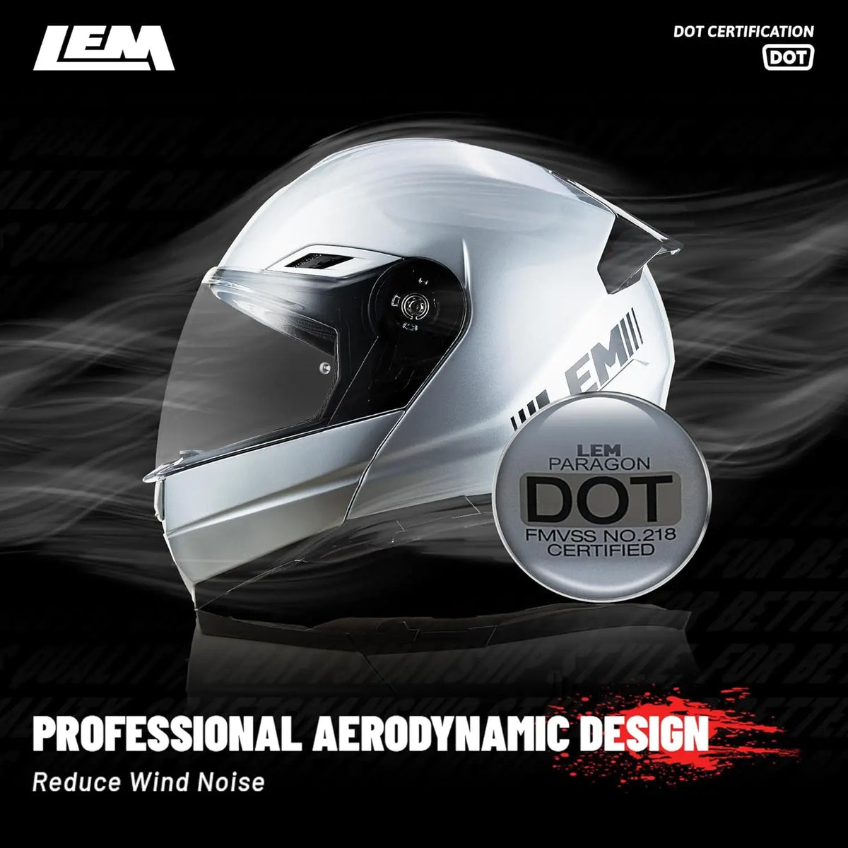 Modular Motorcycle Helmets Fiberglass Full Face Motorcycle Helmet Flip Up for Touring DOT Certified Release Sun Visor Removable