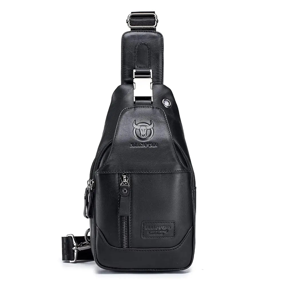 Genuine Leather Sling Bag for Men