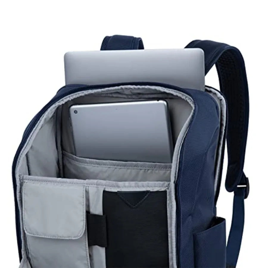 Crew Executive Choice 3 Slim Backpack for Men and Women Water-Resistant Patriot Blue Fits up to 15.6 Laptops and Tablets