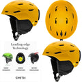 Men's Snowsports Helmet with MIPS and Koroyd - Lightweight Ski & Snowboard Protection - Matte Gold, Small
