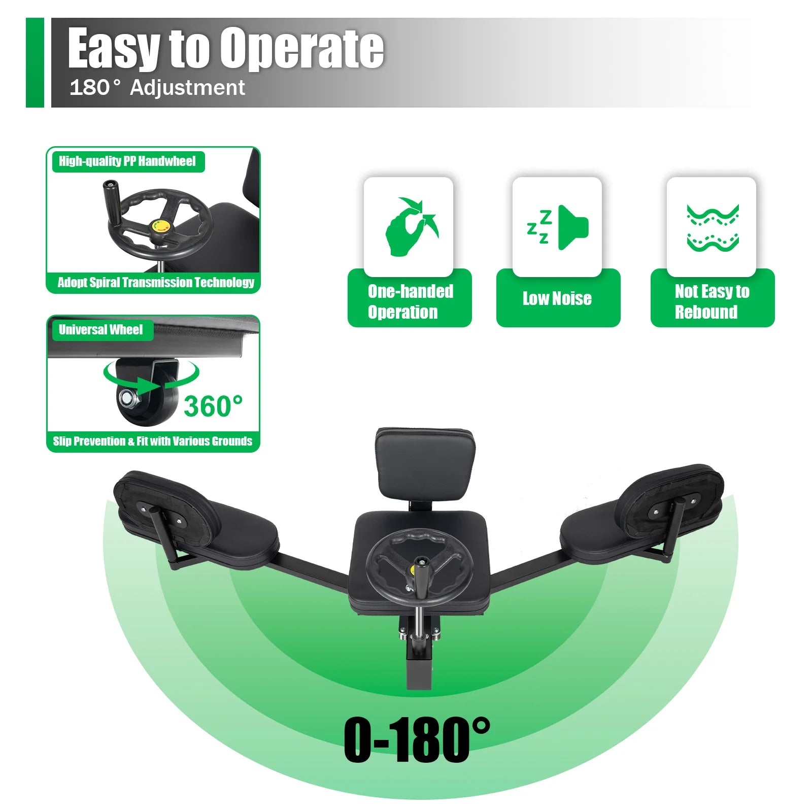 180° Leg Stretcher Adjustable Leg Stretching Machine Home Fitness Leg Trainer with Joint Protection for Yoga Dance Home Use