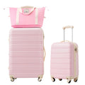 2 Piece Hardside Luggage Set with Bag Spinner Wheels TSA Lock Lightweight 20/24 Inch Travel Suitcase